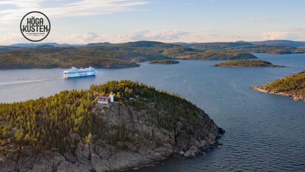 Overview of the surrounding area around the island of Högbonden.